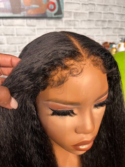 Create Your Custom Ventilated Hairline Unit (Natural Curly Hairline)